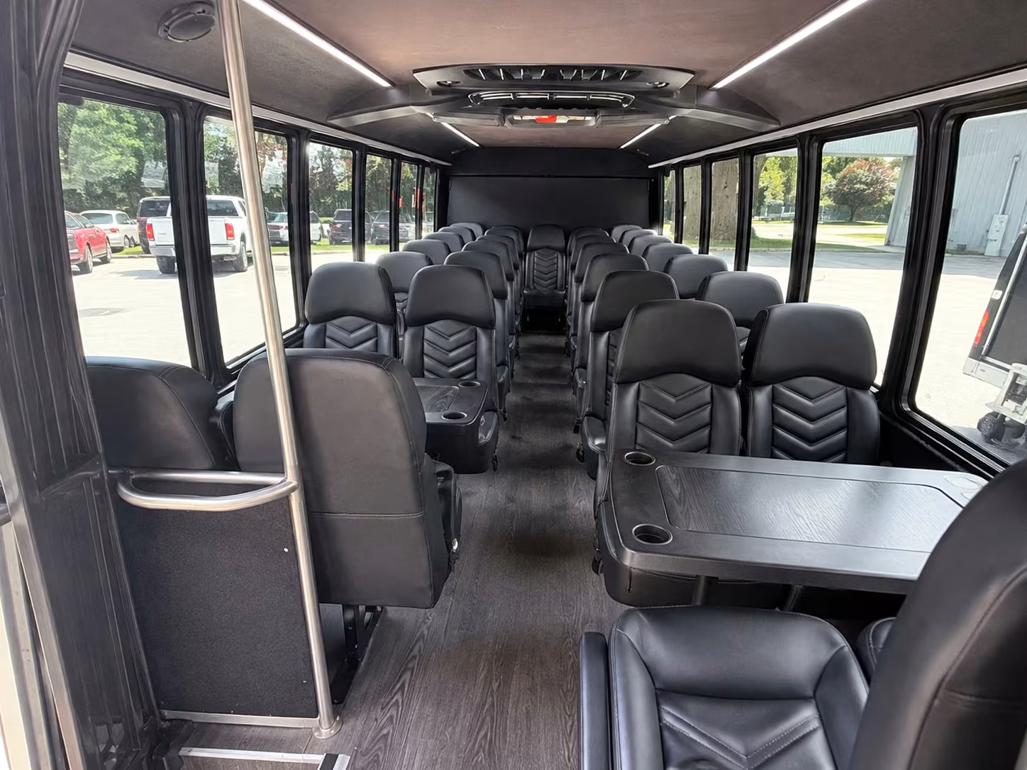 18 passenger minibus inside