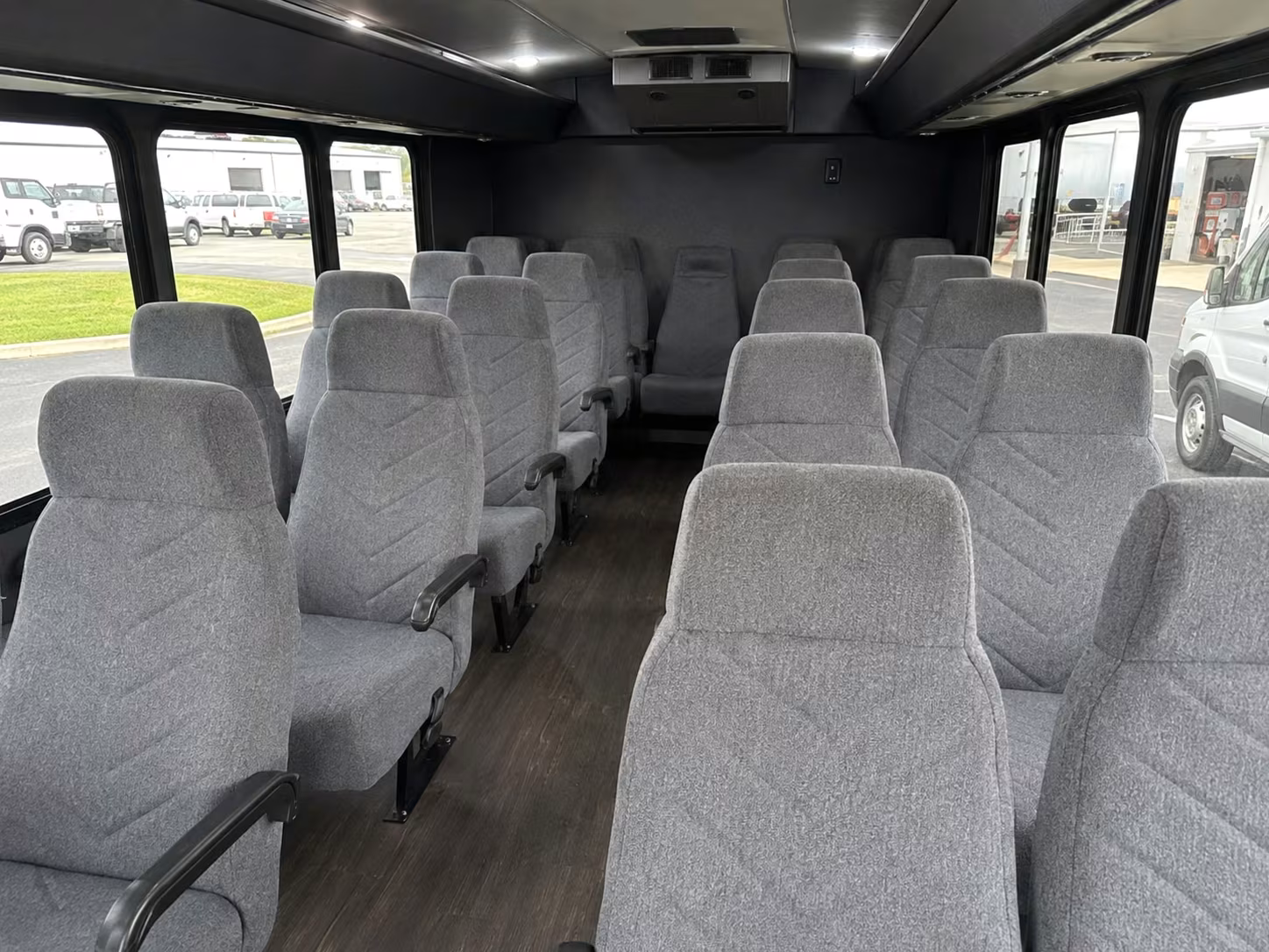 18 passenger minibus interior