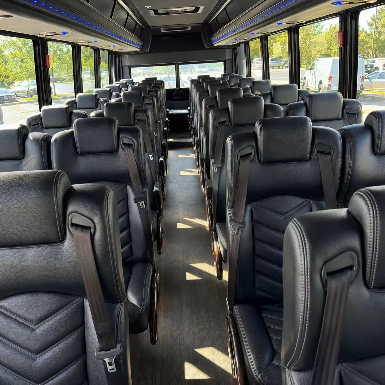 25 passenger minibus inside