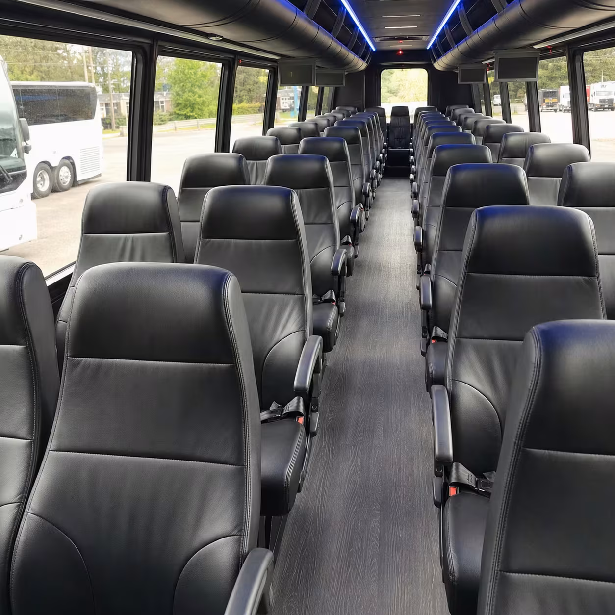 28 passenger minibus inside