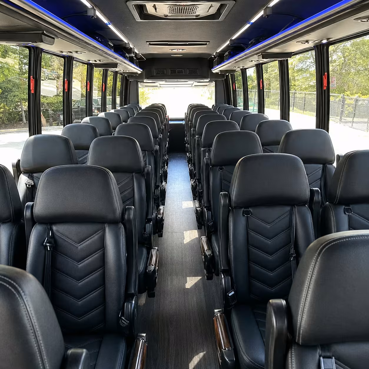 30 passenger minibus inside