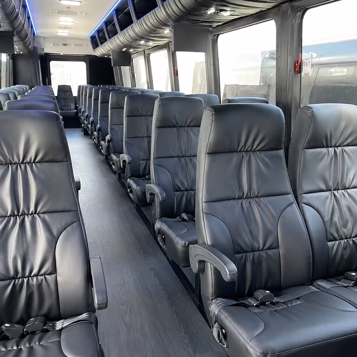 35 passenger minibus interior