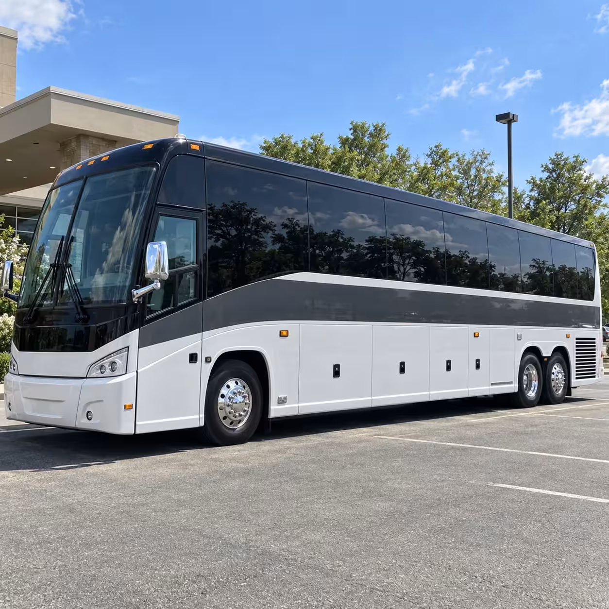 bend charter bus rentals for pine nursery park tournaments