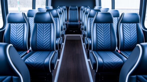 bend 18 passenger minibus inside