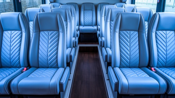 bend 18 passenger minibus interior