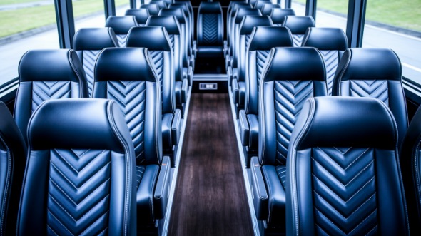 bend 20 passenger minibus inside