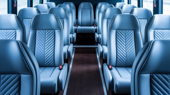 bend 20 passenger minibus interior