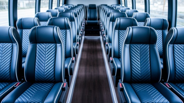 bend 25 passenger minibus inside