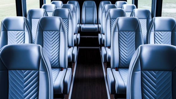 bend 28 passenger minibus inside