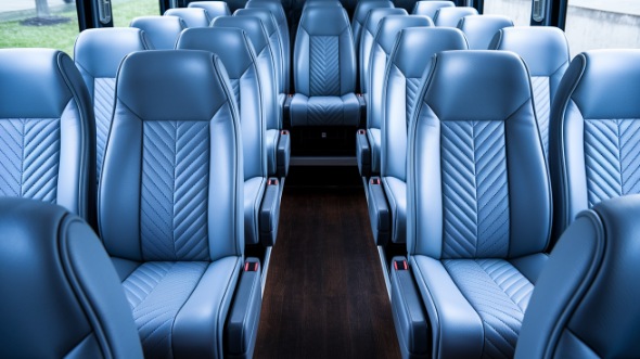 bend 28 passenger minibus interior