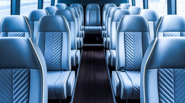 bend 30 passenger minibus interior