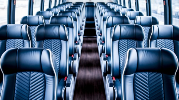 bend 55 passenger charter bus rental