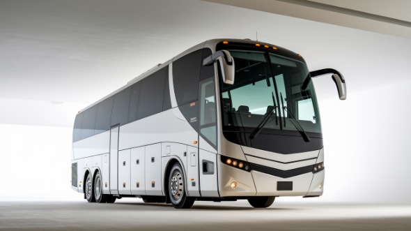bend 55 passenger charter bus