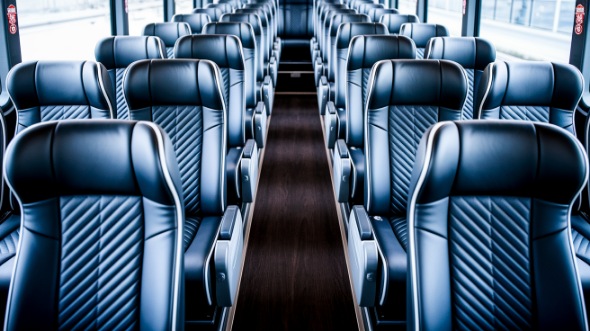 bend 56 passenger charter bus rental