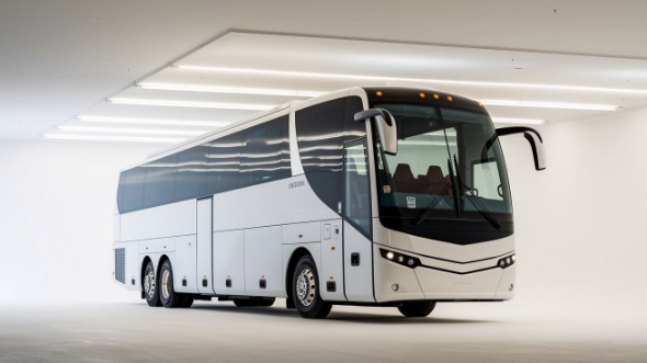 bend 56 passenger charter bus
